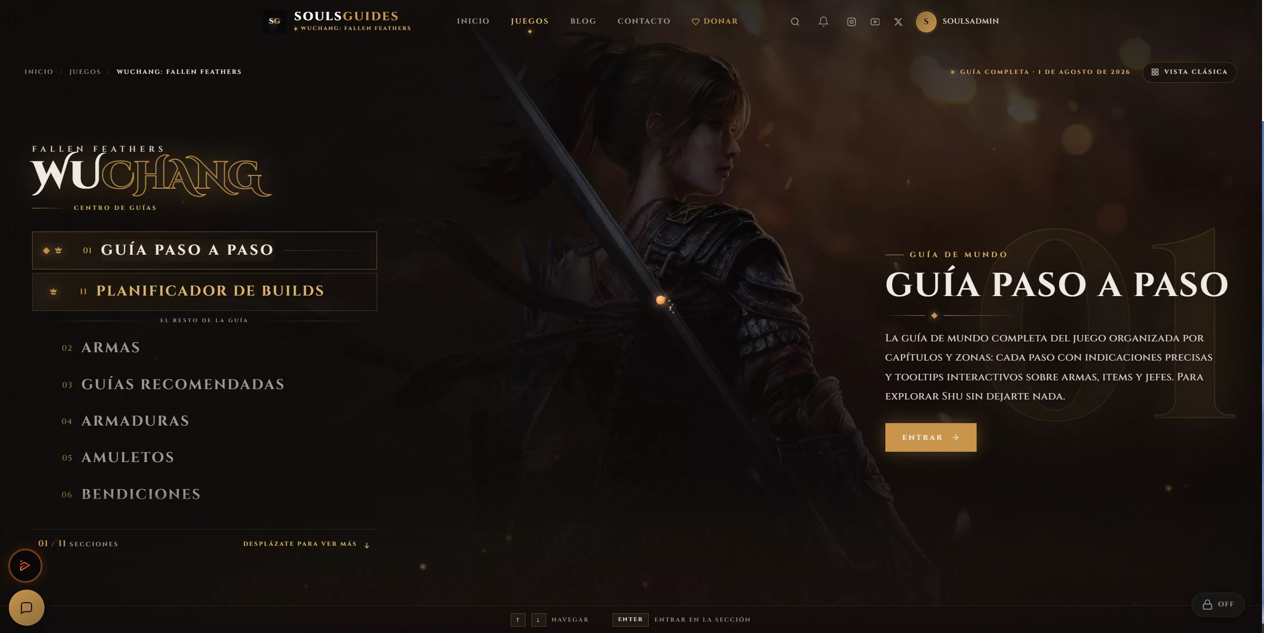 El hub de un juego