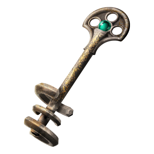 Llave ornamentada