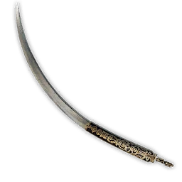 Hoja de espada curva de la bailarina