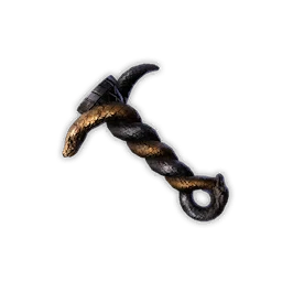 Empuñadura de daga de salamandra