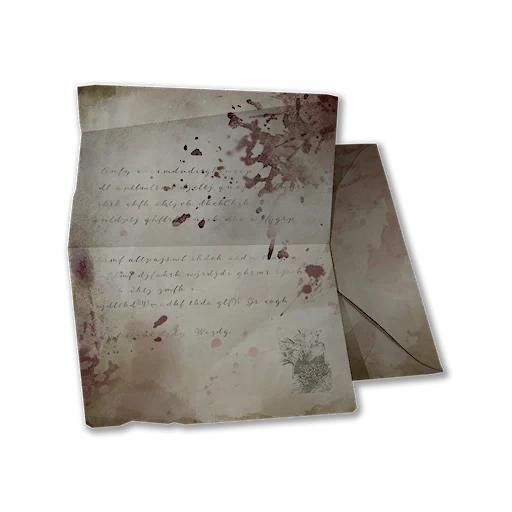 Carta ensangrentada