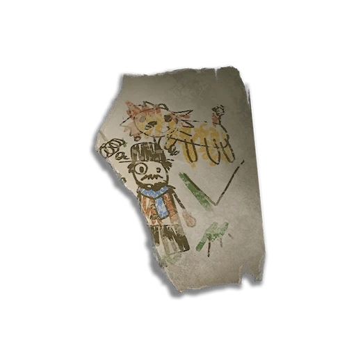 Tesoro de Rosaura: segundo fragmento de dibujo