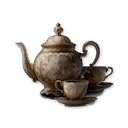 Conjunto de té de Flor Real
