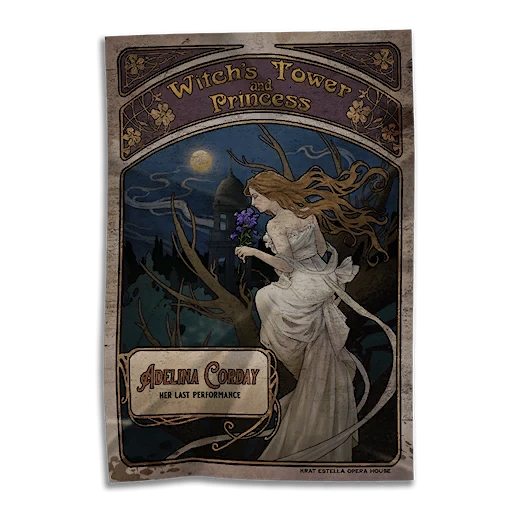 Póster de «La torre de la bruja y la princesa»
