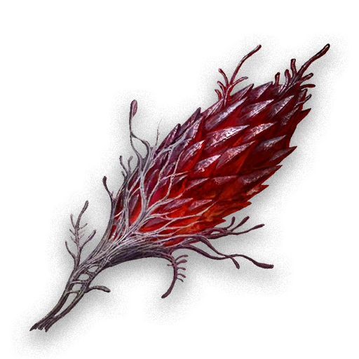 Mercurio rojo reluciente