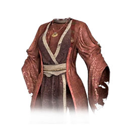 Vestido de satén de sirvienta de palacio