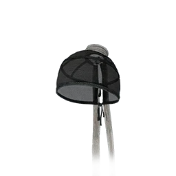Pañuelo para la cabeza de malla negra